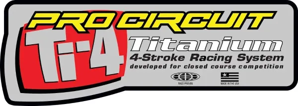 Pro Circuit SILENCER STICKER TI-4