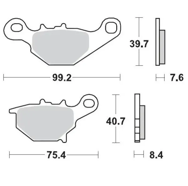 Brake Pads – Rear 11 Compound