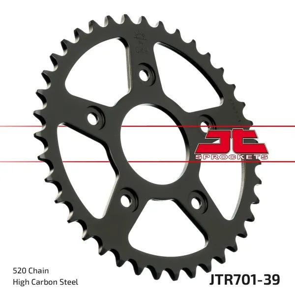 LED Battery Gauges – Induction Hardened Black Zinc Finish Rear Sprockets “Bk” - Rear Sprocket