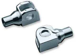 Kuryakyn ADAPTERS ISO PEG FRONT - KAWASAKI/SUZUKI - CHROME