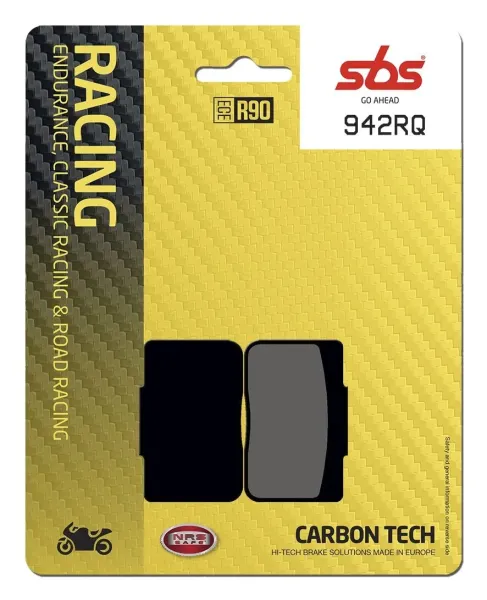 Brake Pads and Shoes – SJP - Racing rear X206101, P4 24 (24 mm disc height); COMPOUND: RQ