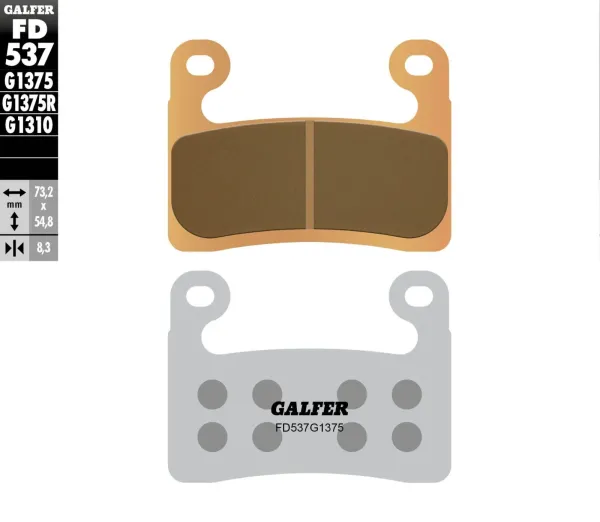 Galfer Brake Pads – Sintered Street Sport Front