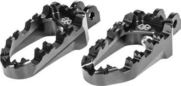 Gilles Tooling PRO-X ENDURO FOOT PEG SET, RIDER, BLACK