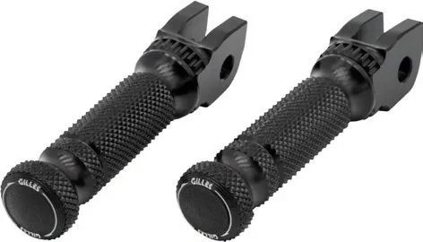 Gilles Tooling SPORT FOOT PEG SET, DRIVER, BLACK