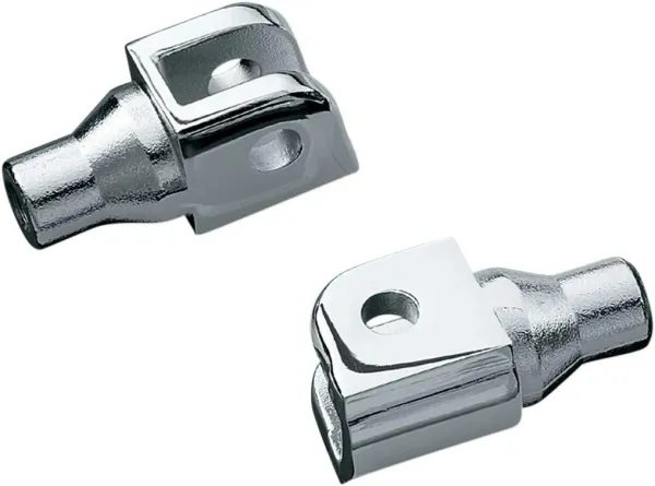 Kuryakyn ADAPTERS ISO PEG FRONT - CAN-AM/HONDA/SUZUKI - CHROME