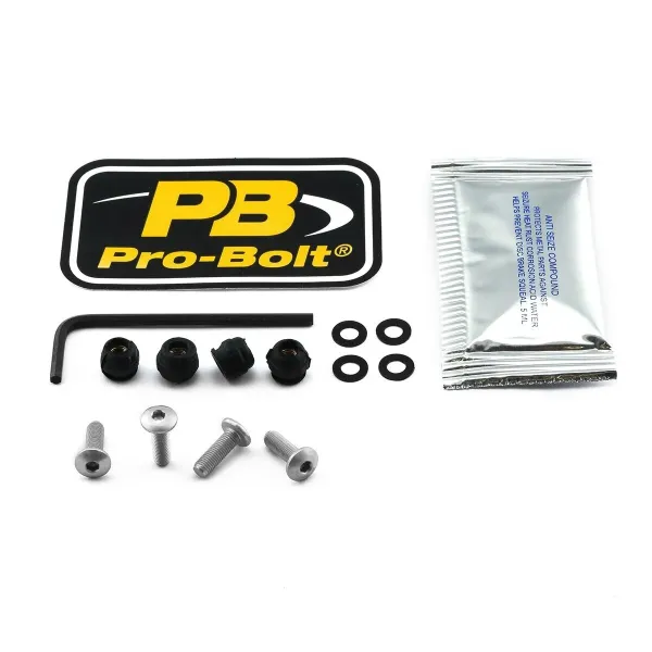 Aluminum Windshield Bolt Kits – Silver