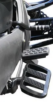 Show Chrome COMBAT DRIVER BOARDS CAN-AM RYKER BLACK