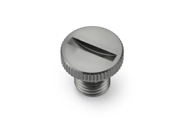 Mirror Plug Bolts – 17 MM X 11 MM SLOTTED HEAD - Gunmetal right mirror plug bolt