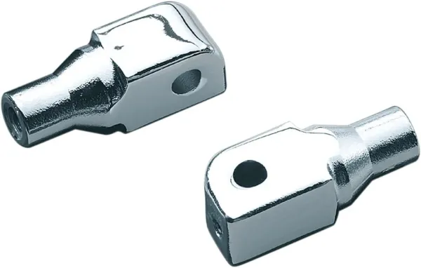 Kuryakyn ADAPTERS ISO PEG FRONT/REAR - HONDA/YAMAHA/SUZUKI - CHROME