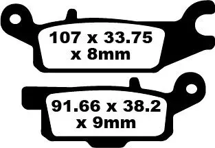 Brake Pads and Shoes – Rear Pad or Shoe