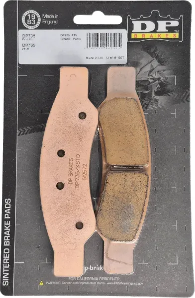 DP Brakes The Original Sintered Metal Brake Pads – Standard Rear Brake Pad/Shoe