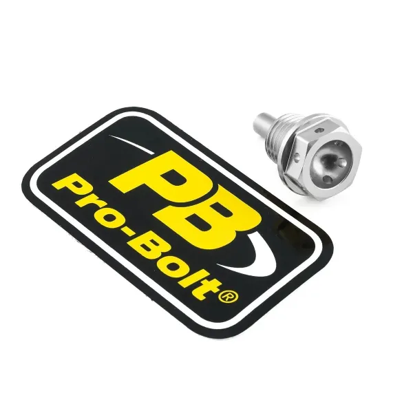 Aluminum/Titanium Magnetic Sump Bolts – Silver