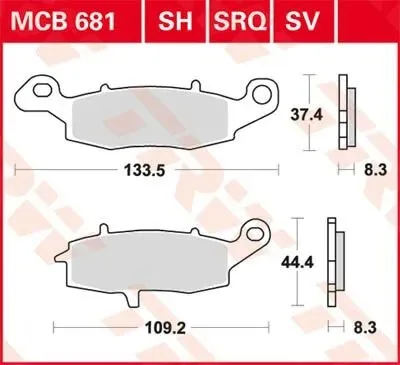Disc Brake Pads – Mcb 681