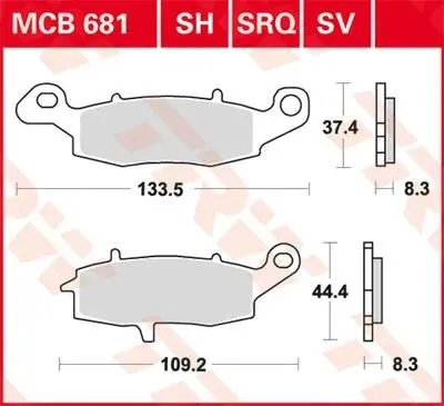 Disc Brake Pads – Mcb 681