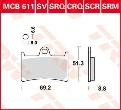 Disc Brake Pads – Mcb 611