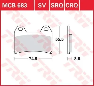 Disc Brake Pads – Mcb 683