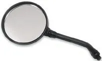 Round Honda Cb-Style Universal Mirrors – 8 mm thread; GLASS SIZE: 12,5 cm (5”); STEM LENGTH: 12,5 cm (5”)