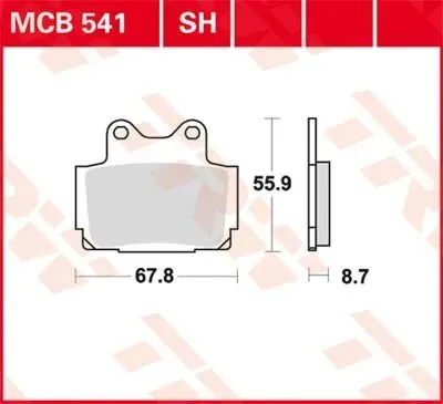 Disc Brake Pads – Mcb 541