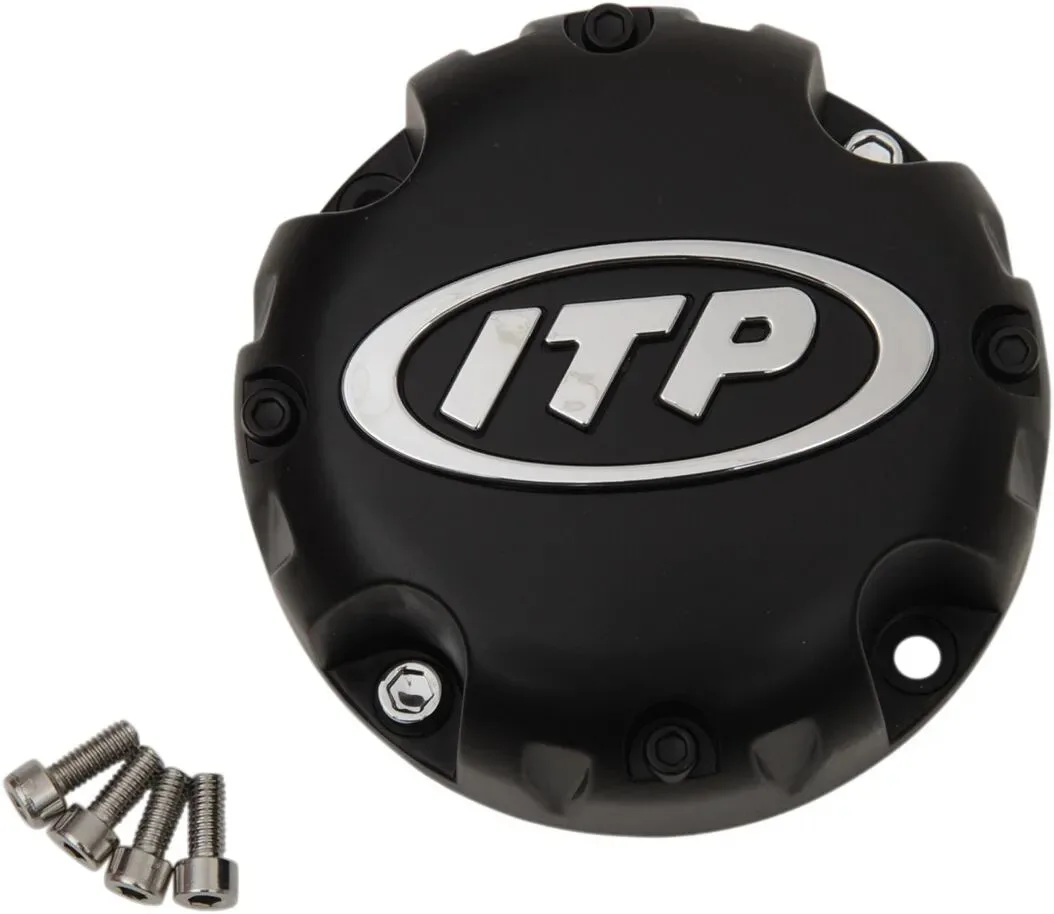 ITP Wheel Kit Accessories – CAP 4/110, 4/115, 4/137, 4/156 (SOLD EACH) - Fits all Arctic Cat wheel and kit applications; COLOR: Black
