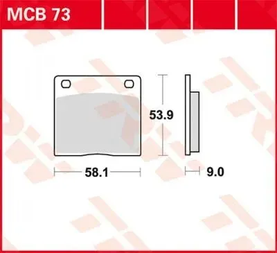 Disc Brake Pads – Mcb 73