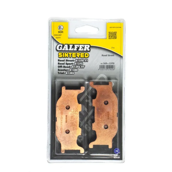 Galfer Brake Pads – Sintered Metal Street Compound (1370/1371) - Sintered Street Front