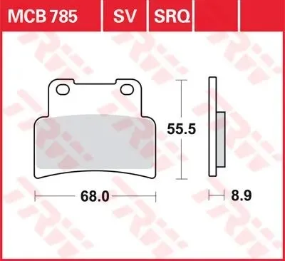 Disc Brake Pads – Mcb 785