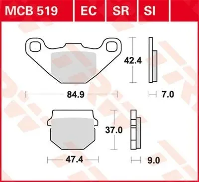 Disc Brake Pads – MCB519