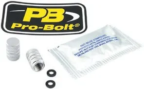 Pro Bolt CAP VALVE STEM SILVER
