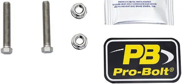 Pro Bolt BOLT SET AXLE ADJ M8X1.25 TIT