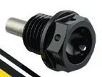 Aluminum/Titanium Magnetic Sump Bolts – Black