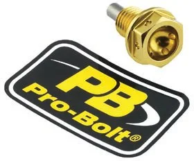 Aluminum/Titanium Magnetic Sump Bolts – Gold