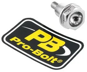 Aluminum/Titanium Magnetic Sump Bolts – Silver