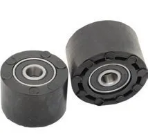 UFO Chain Rollers – CRF450 21-24; DESCRIPTION: Chain Rollers, Black