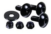 Pro Bolt BOLT KIT LIC PLATE BLACK